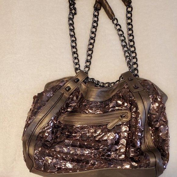 Big Buddha Santa Barbara Chain Handle Bag - Picture 1 of 5